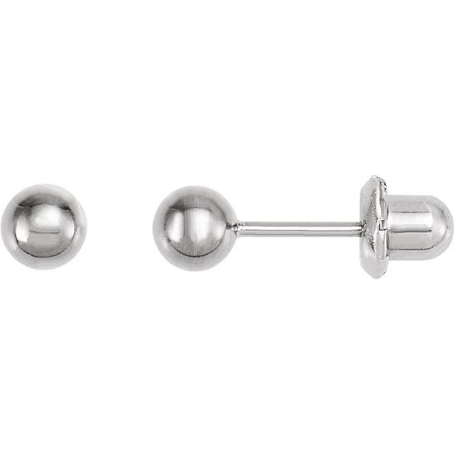 Titanium 3 mm Ball Inverness® Piercing Stud Earrings