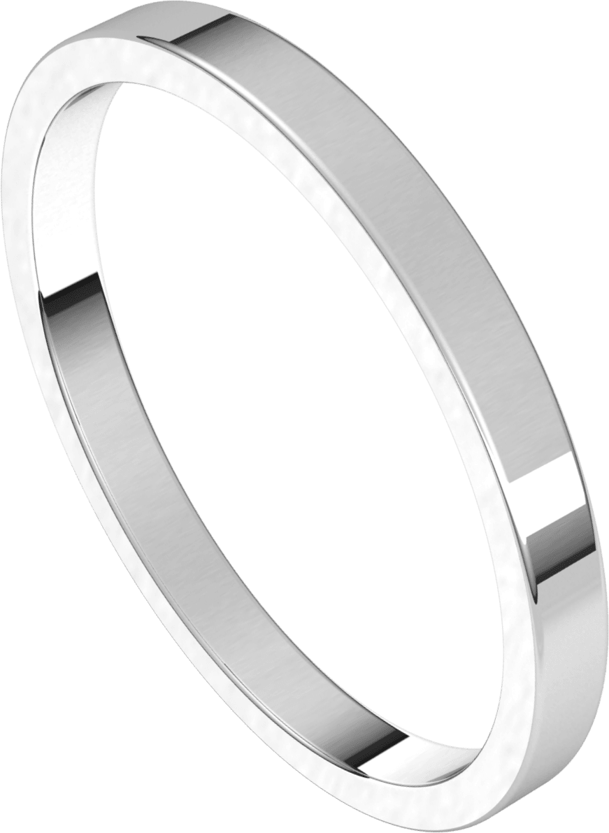 Palladium 2 mm Flat Band