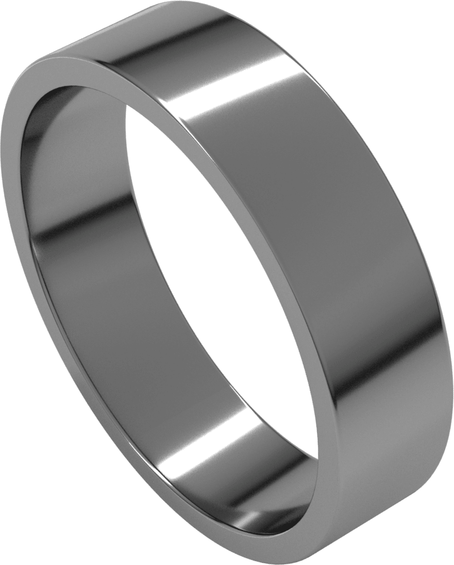 Sterling Silver 5 mm Flat Band