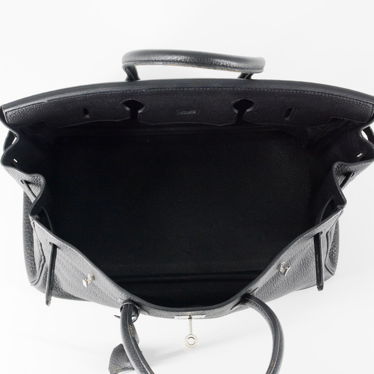HERMES Taurillon Clemence Birkin 35 Black