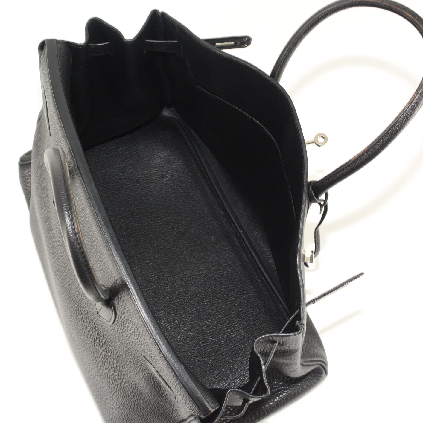 HERMES Taurillon Clemence Birkin 35 Black