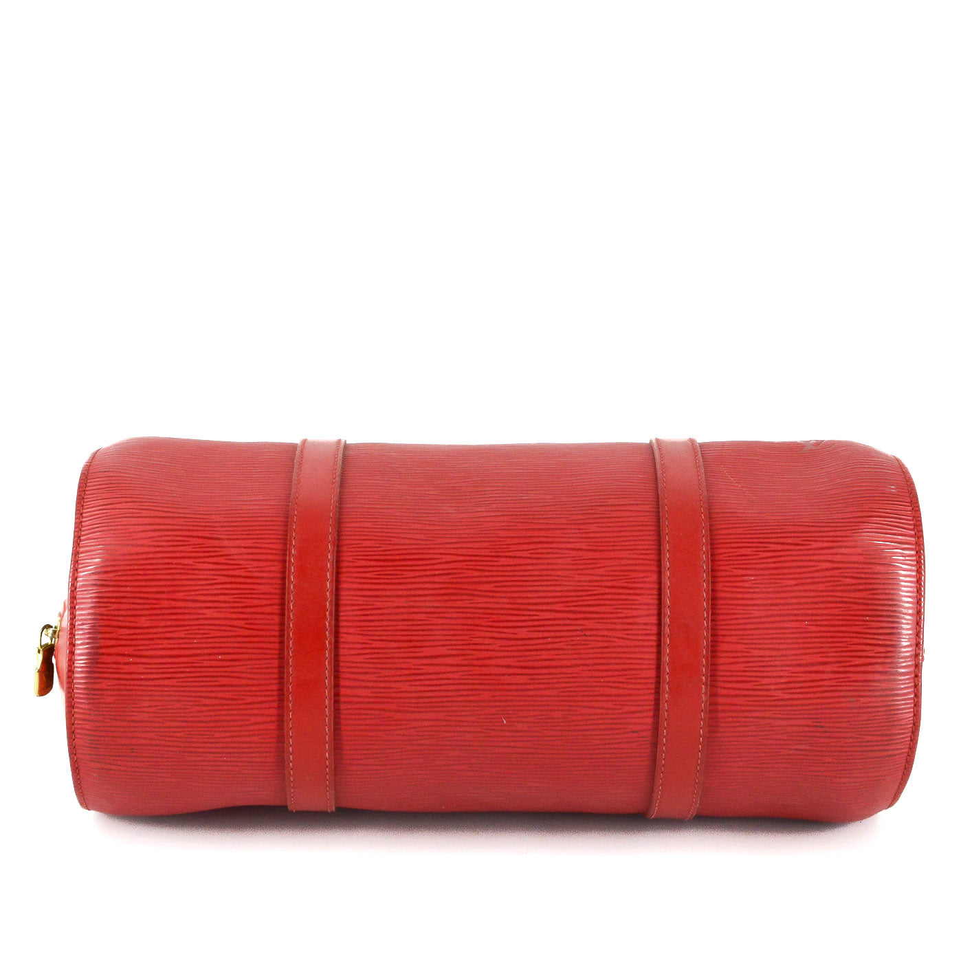 LOUIS VUITTON Soufflot Red EPI Leather Satchel