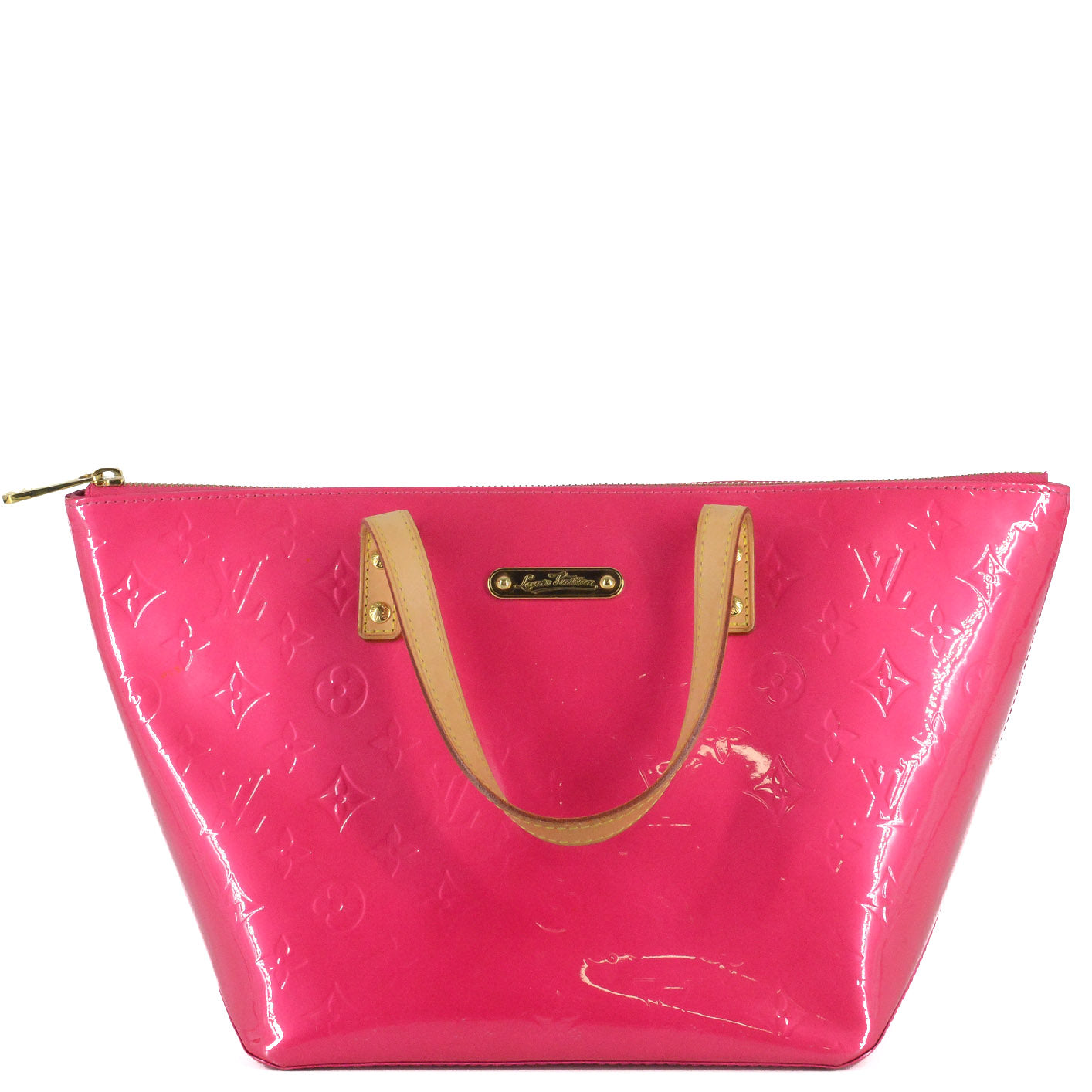 LOUIS VUITTON Bellevue Monogram PM Vernis Fuchsia Tote