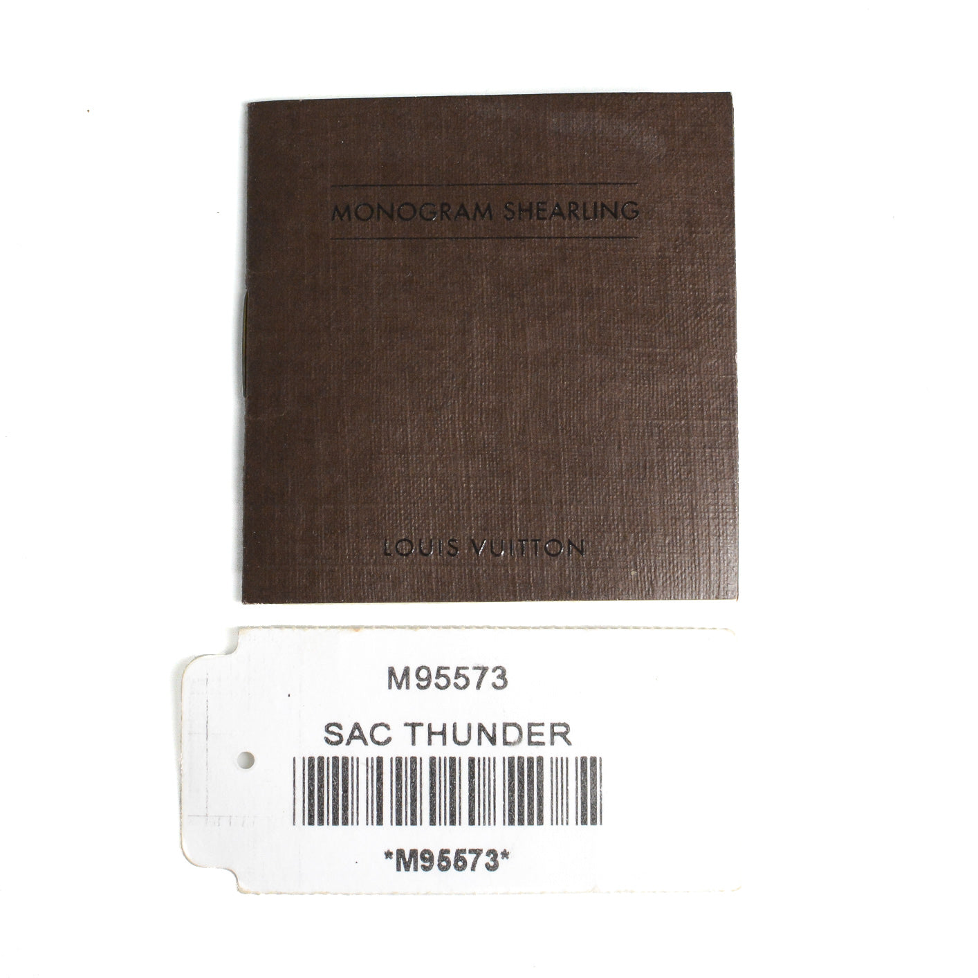 LOUIS VUITTON Limited Edition Monogram Shearling Thunder Bag