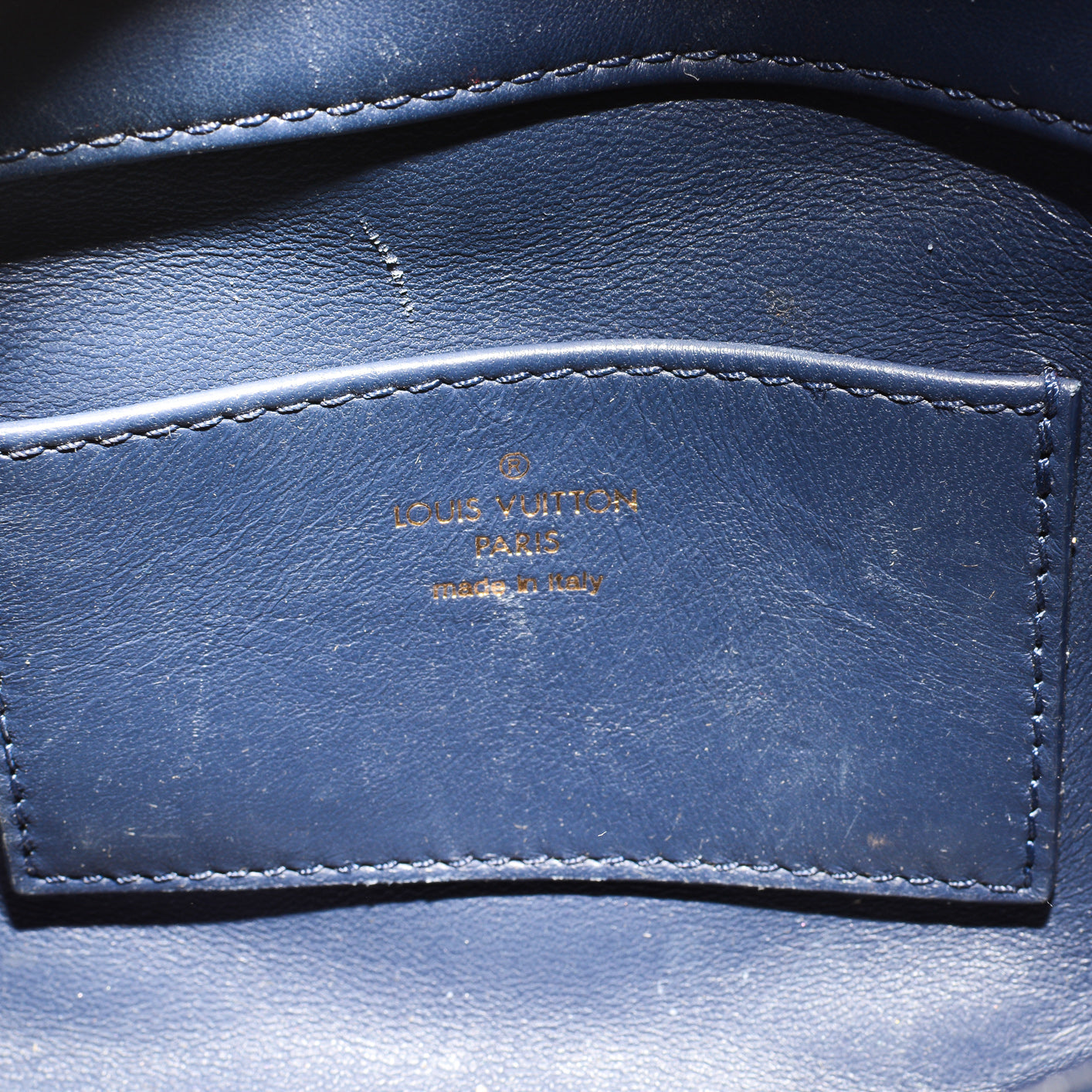 LOUIS VUITTON Denim Malletage GO-14
