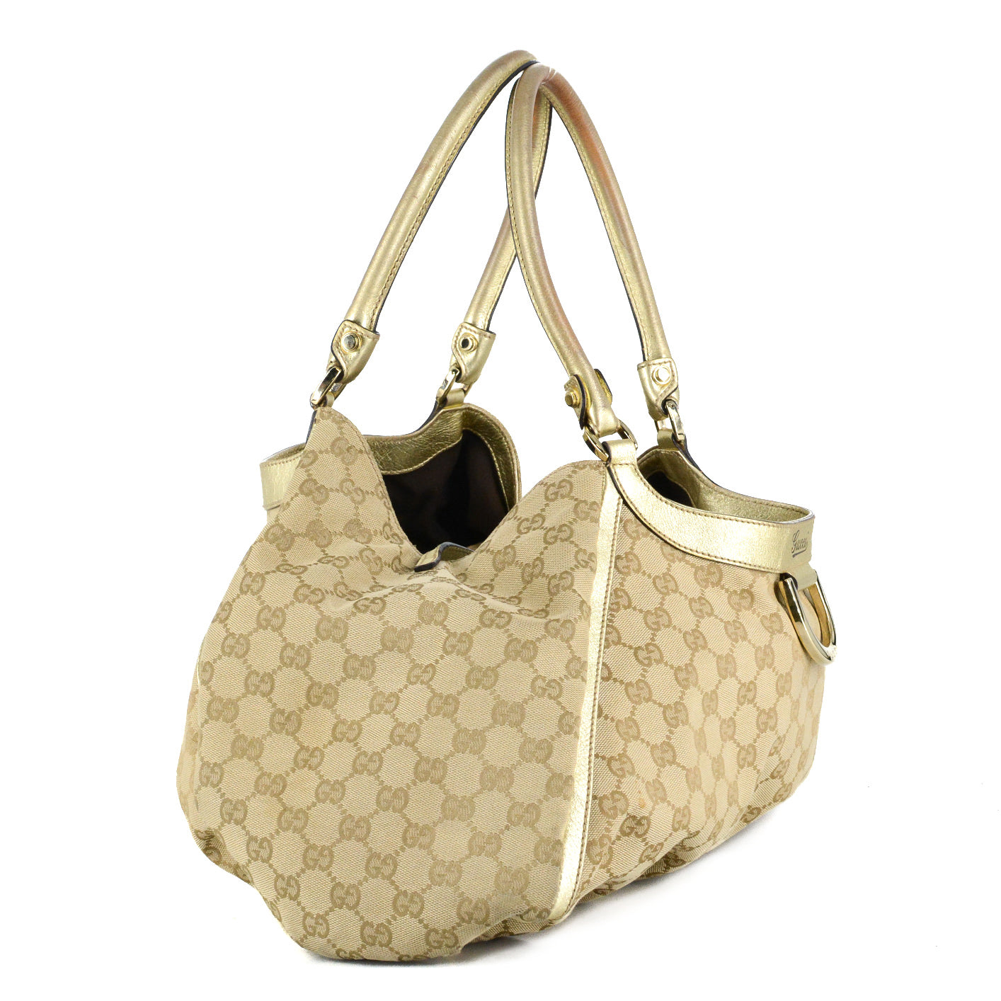 GUCCI GG Monogram D-Ring Shopping Bag