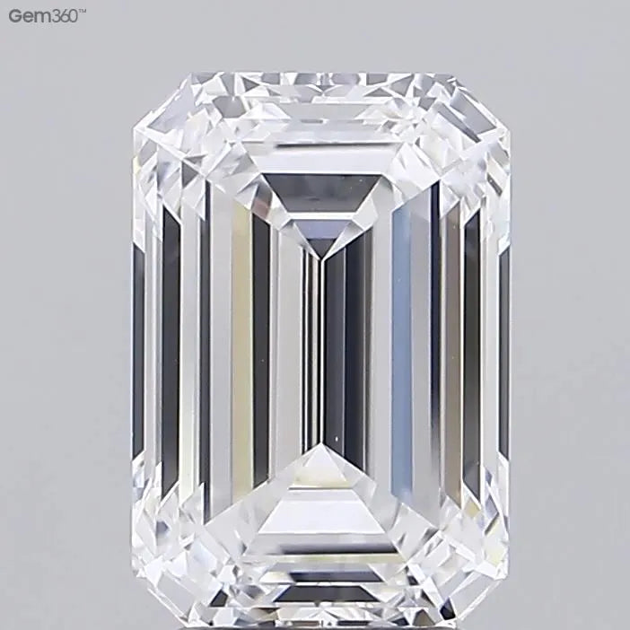 3.06ct Emerald Lab Grown Diamond (Colour E, Clarity VVS2, GIA Certified)