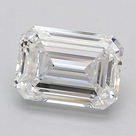 2.52ct Emerald Lab Grown Diamond (Colour D, Clarity VVS1, GIA Certified)