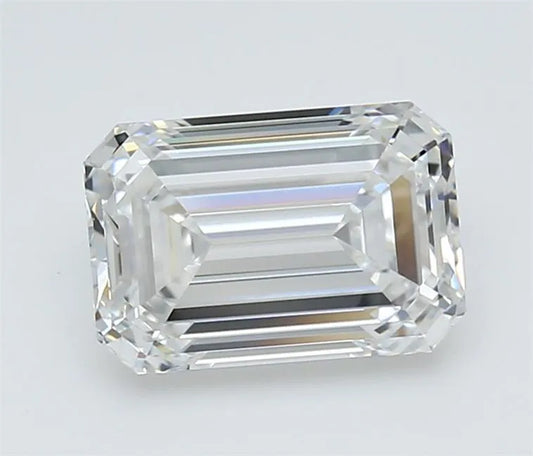 3.10ct Emerald Lab Grown Diamond (Colour D, Clarity VVS2, GIA Certified)