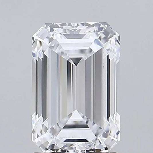 2.06ct Emerald Lab Grown Diamond (Colour E, Clarity VVS1, Cut EX, GIA Certified)