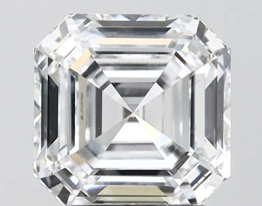 2.60ct Asscher Lab Grown Diamond (Colour E, Clarity VVS2, IGI Certified)