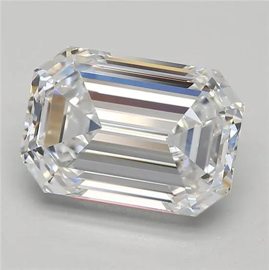 2.66ct Emerald Lab Grown Diamond (Colour D, Clarity VVS1, GIA Certified)
