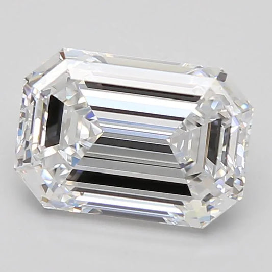 2.59ct Emerald Lab Grown Diamond (Colour D, Clarity VVS1, GIA Certified)