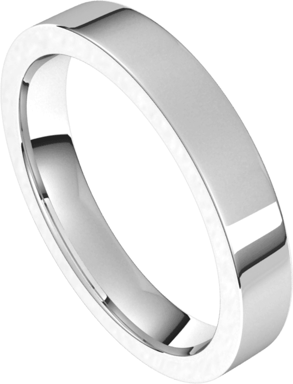Palladium 3.5 mm Comfort-Fit Flat Band