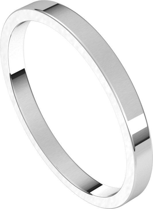 Palladium 2 mm Flat Band