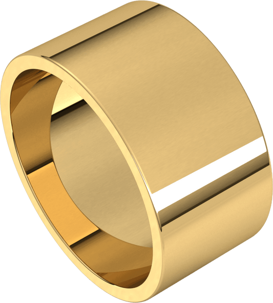 10K Yellow Gold 1 mm Flat Band