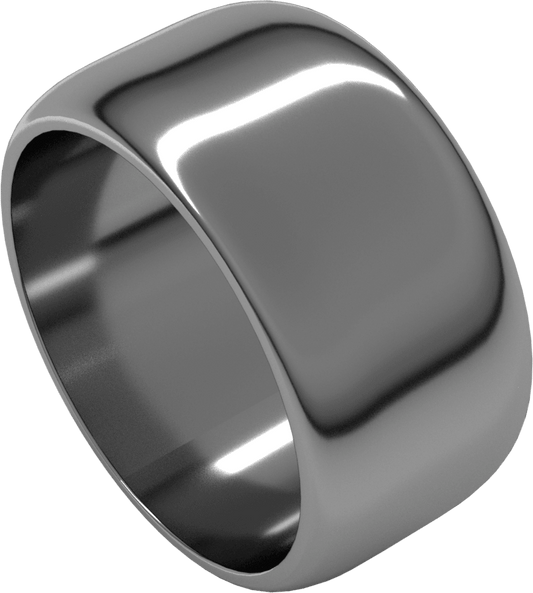 Palladium 10 mm Half Round Band