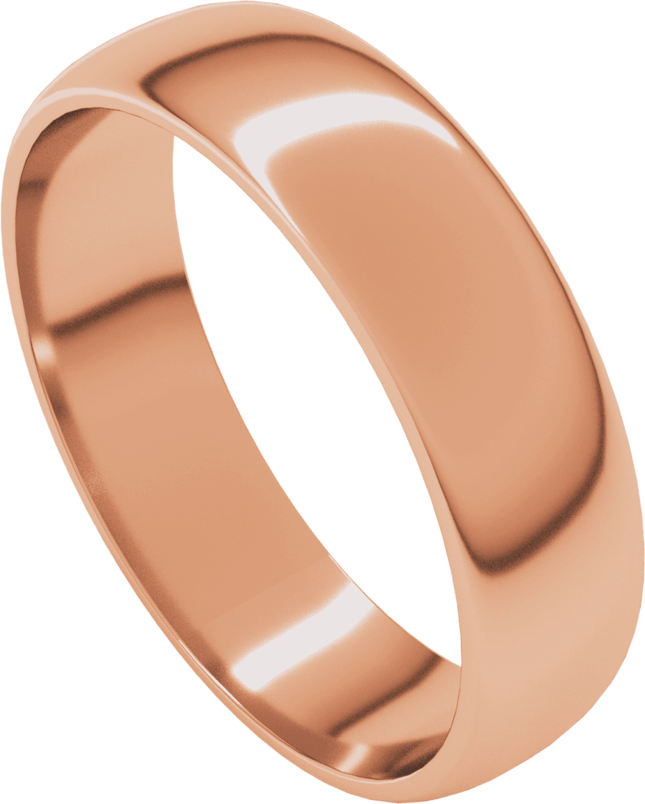 10K Rose Gold 1 mm Flat Band