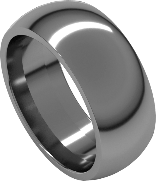 Palladium 8 mm Comfort-Fit Half Round Band