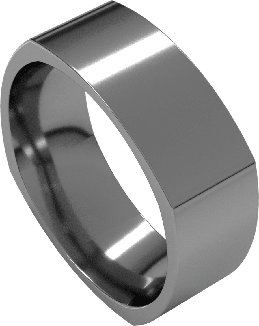Palladium 7 mm Comfort-Fit Square Band
