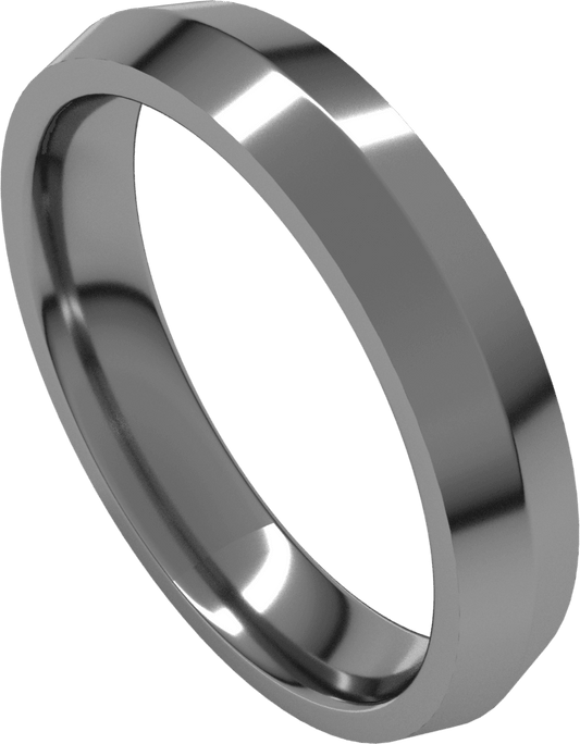 Palladium 4 mm Comfort-Fit Knife Band