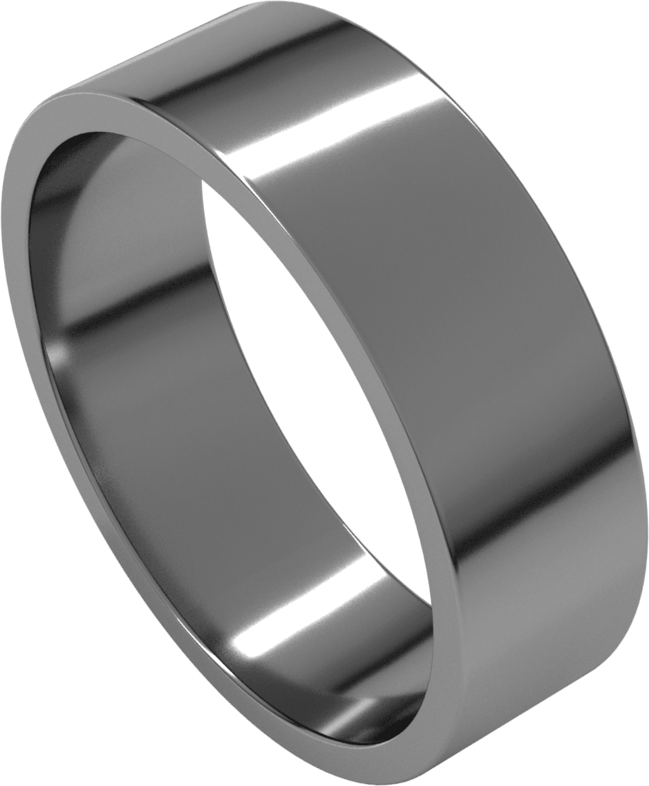 Sterling Silver 6 mm Flat Band