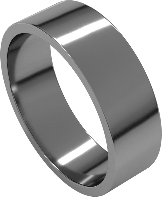 Sterling Silver 6 mm Flat Band