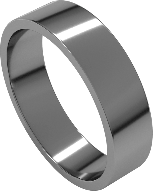 Palladium 5 mm Flat Band