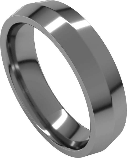 Sterling Silver 5 mm Comfort-Fit Knife Band
