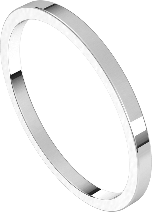 Platinum 1.5 mm Flat Band