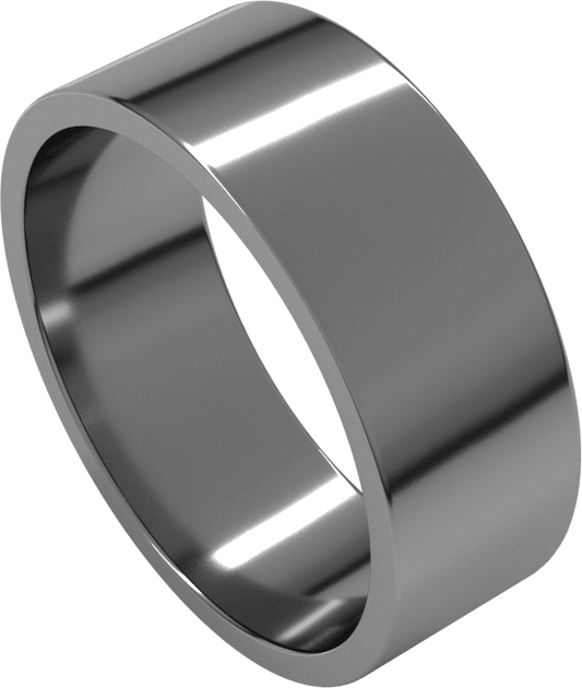 Sterling Silver 7 mm Flat Band