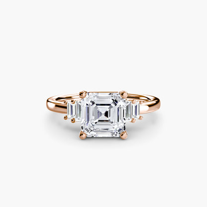 Baguette Accent Solitaire