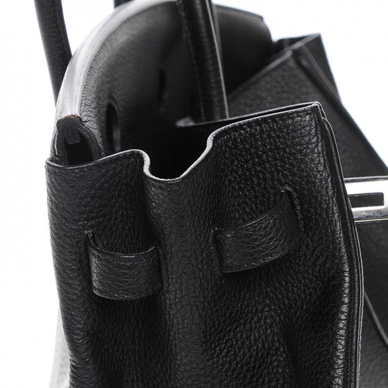 HERMES Taurillon Clemence Birkin 35 Black