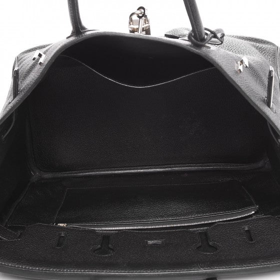 HERMES Taurillon Clemence Birkin 35 Black