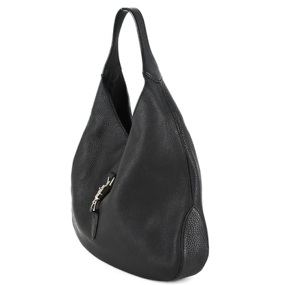 GUCCI Soft Leather Hobo Bag in Black