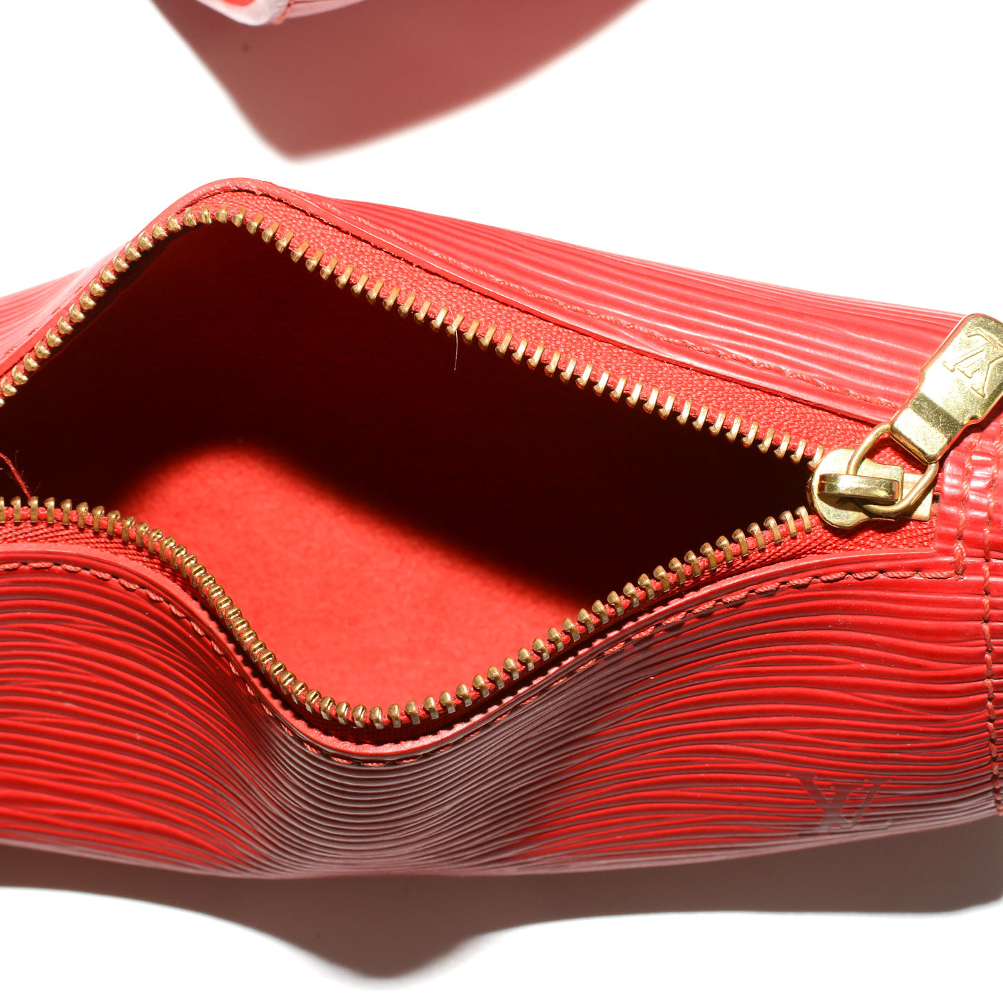 LOUIS VUITTON Soufflot Red EPI Leather Satchel