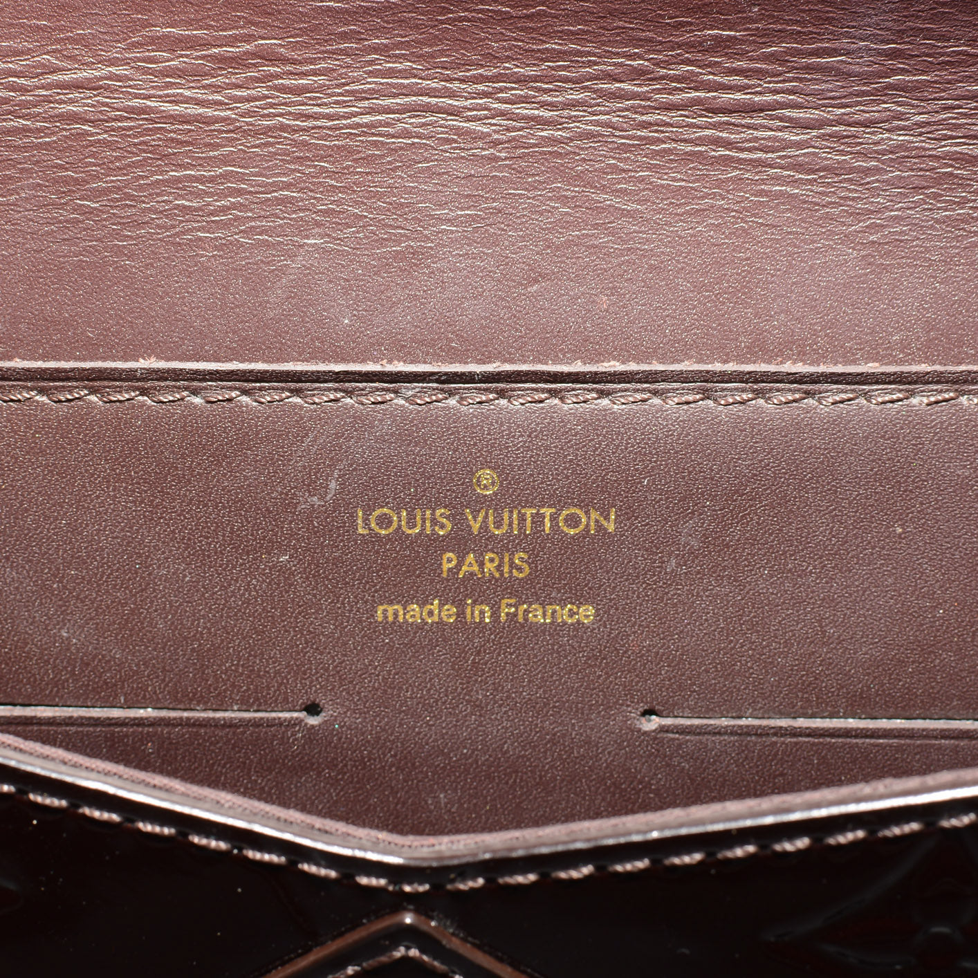 LOUIS VUITTON Vernis Mira MV Amarante