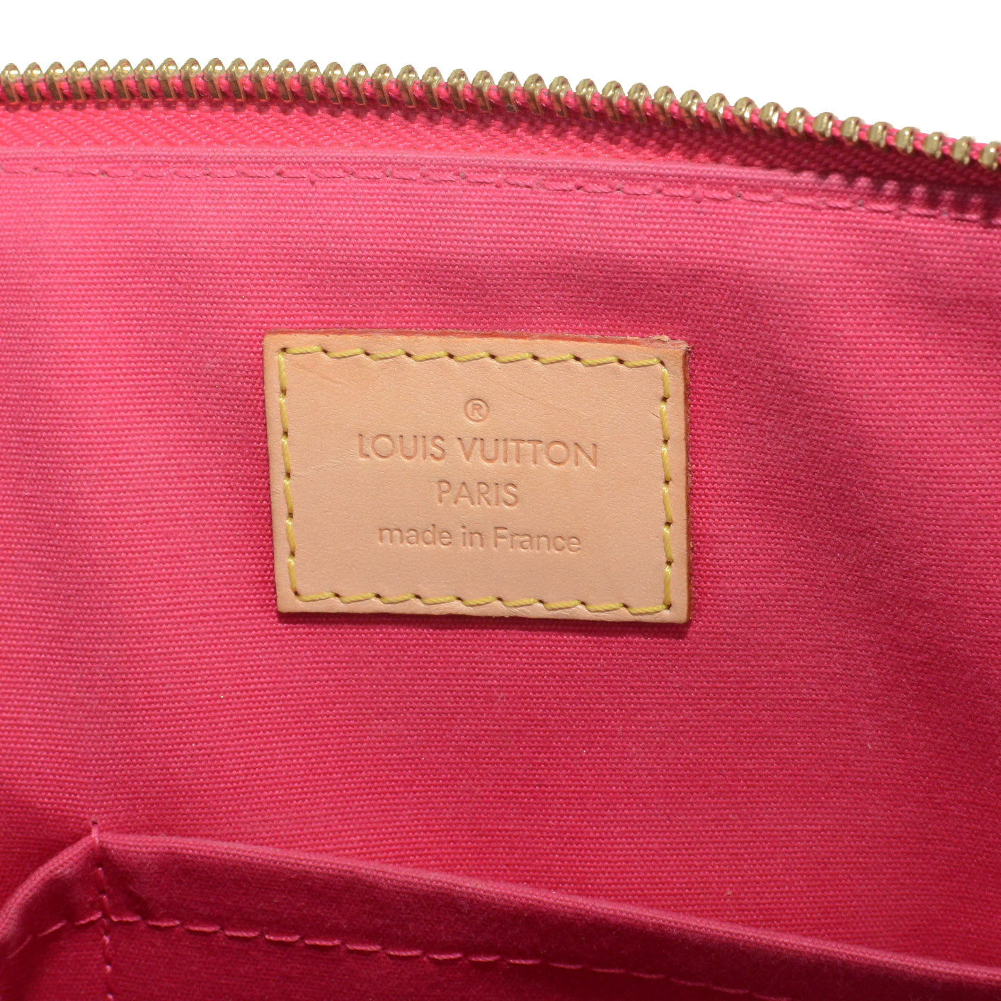 LOUIS VUITTON Bellevue Monogram PM Vernis Fuchsia Tote