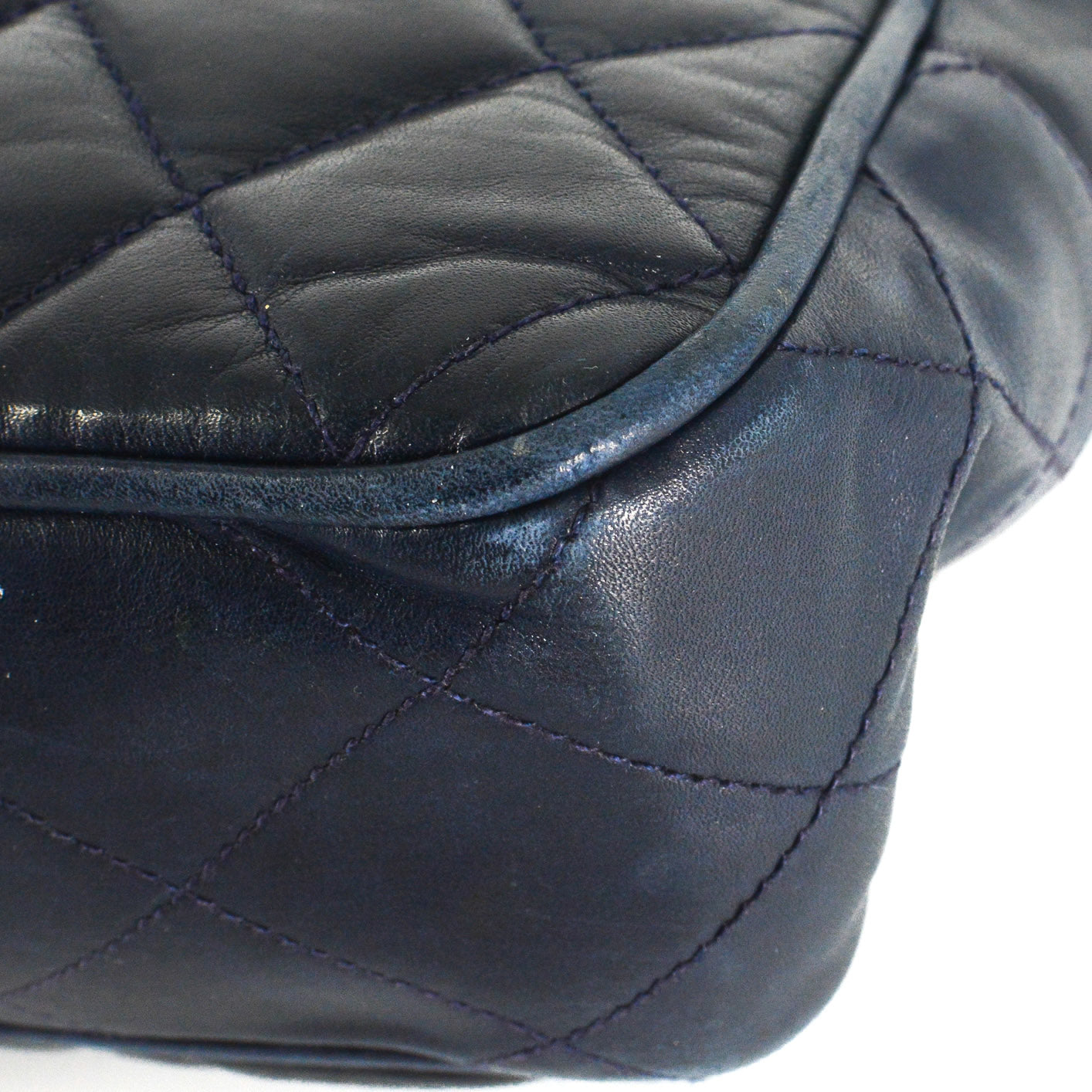 CHANEL Vintage Quilted Shopping Tote