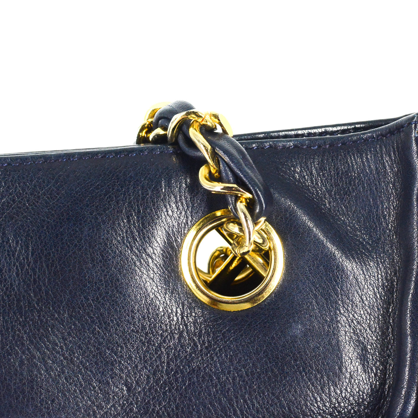 CHANEL Vintage Quilted Shopping Tote