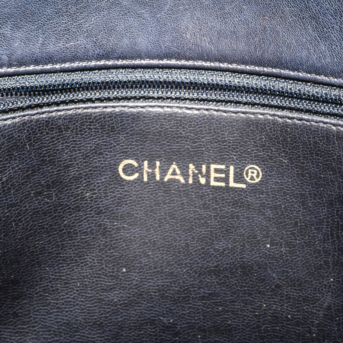 CHANEL Vintage Quilted Shopping Tote