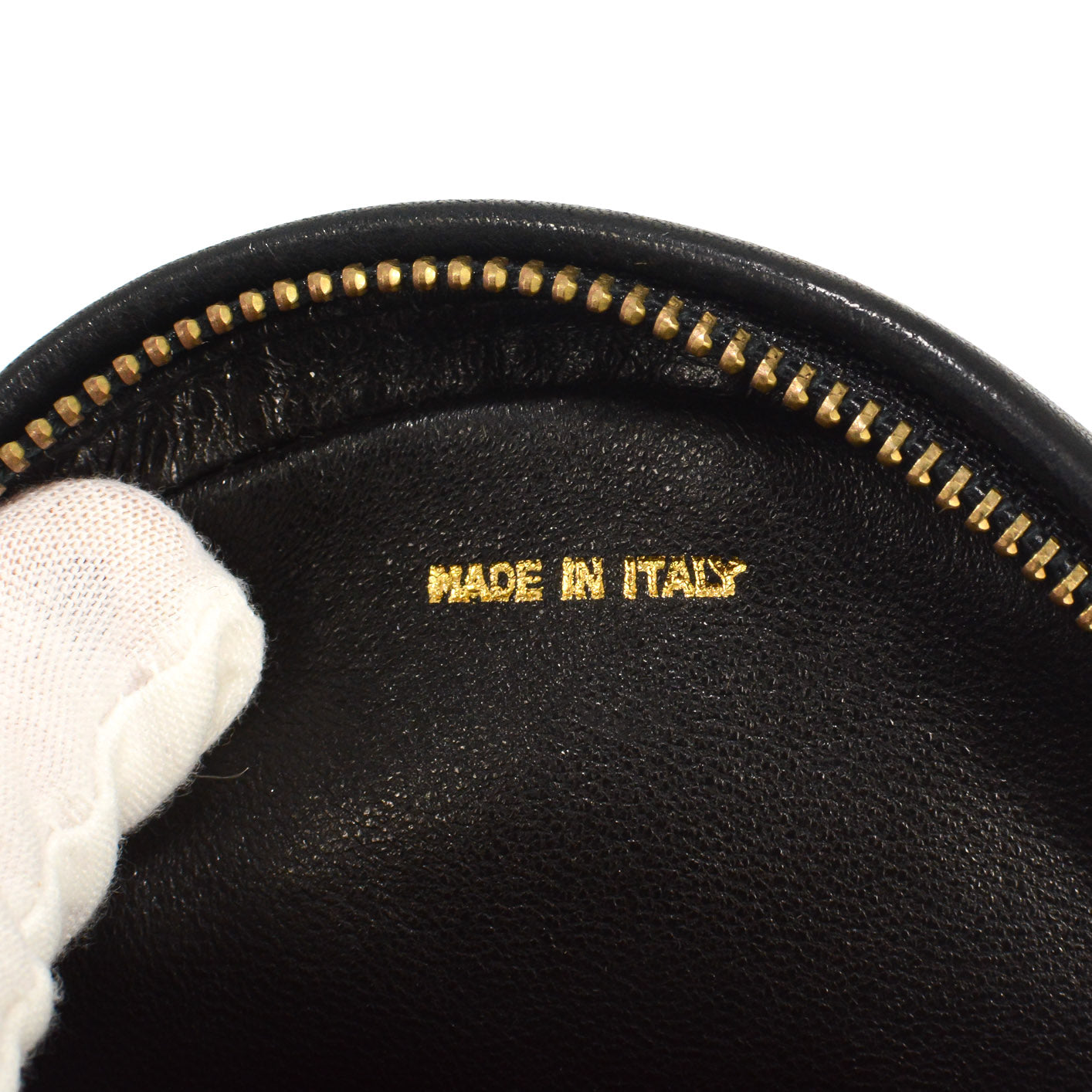 CHANEL Round Quilted Satin Mini Tassel Crossbody