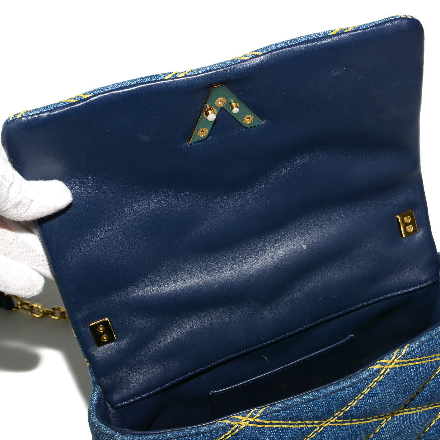 LOUIS VUITTON Denim Malletage GO-14
