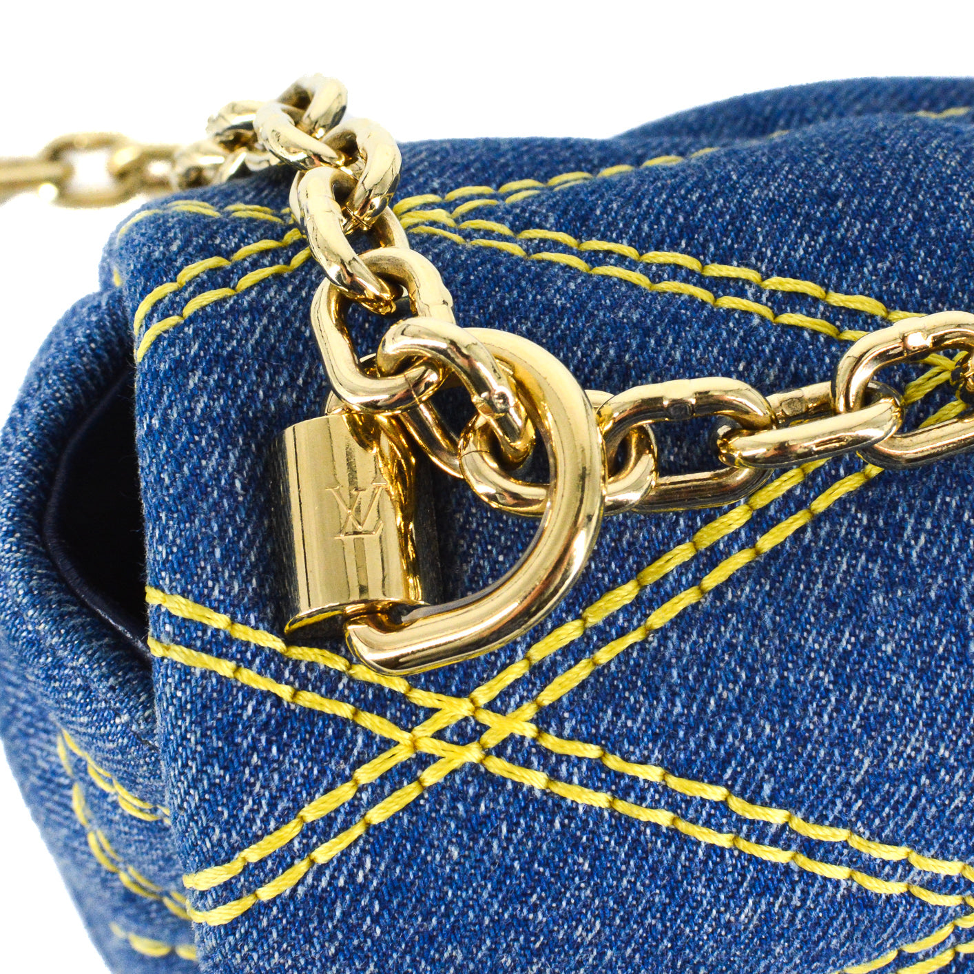 LOUIS VUITTON Denim Malletage GO-14