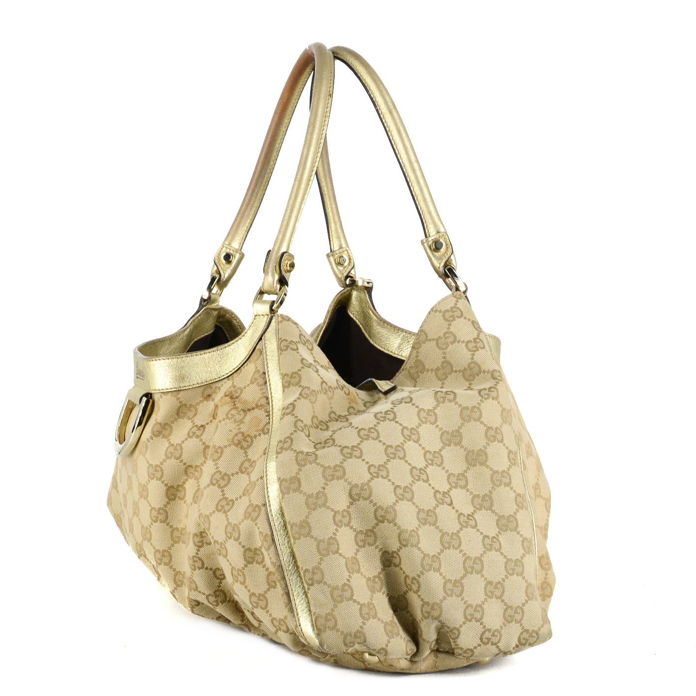 GUCCI GG Monogram D-Ring Shopping Bag