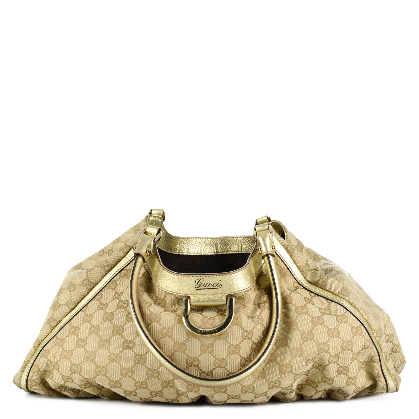GUCCI GG Monogram D-Ring Shopping Bag